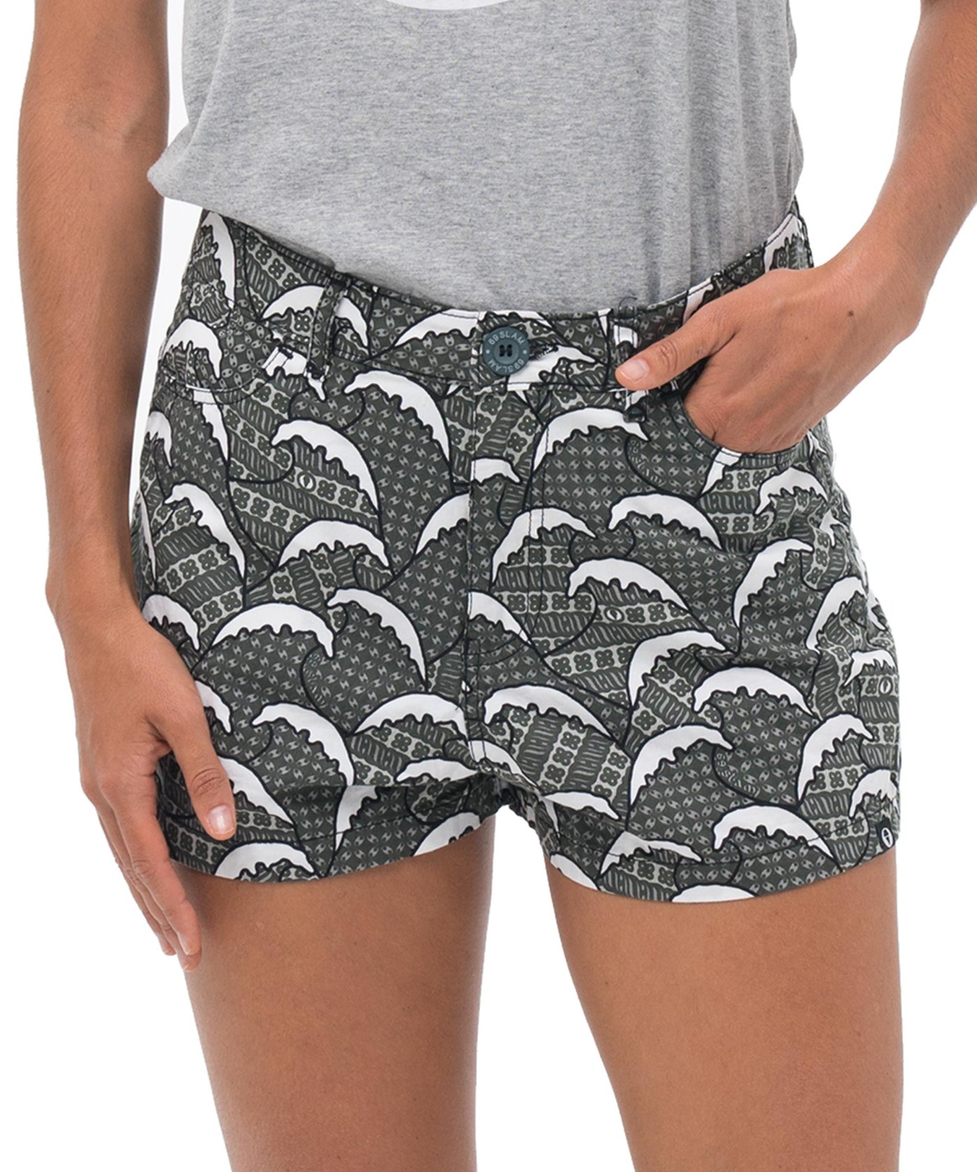 AGNES KRATKE HLAČE BATIK WAVE MONO